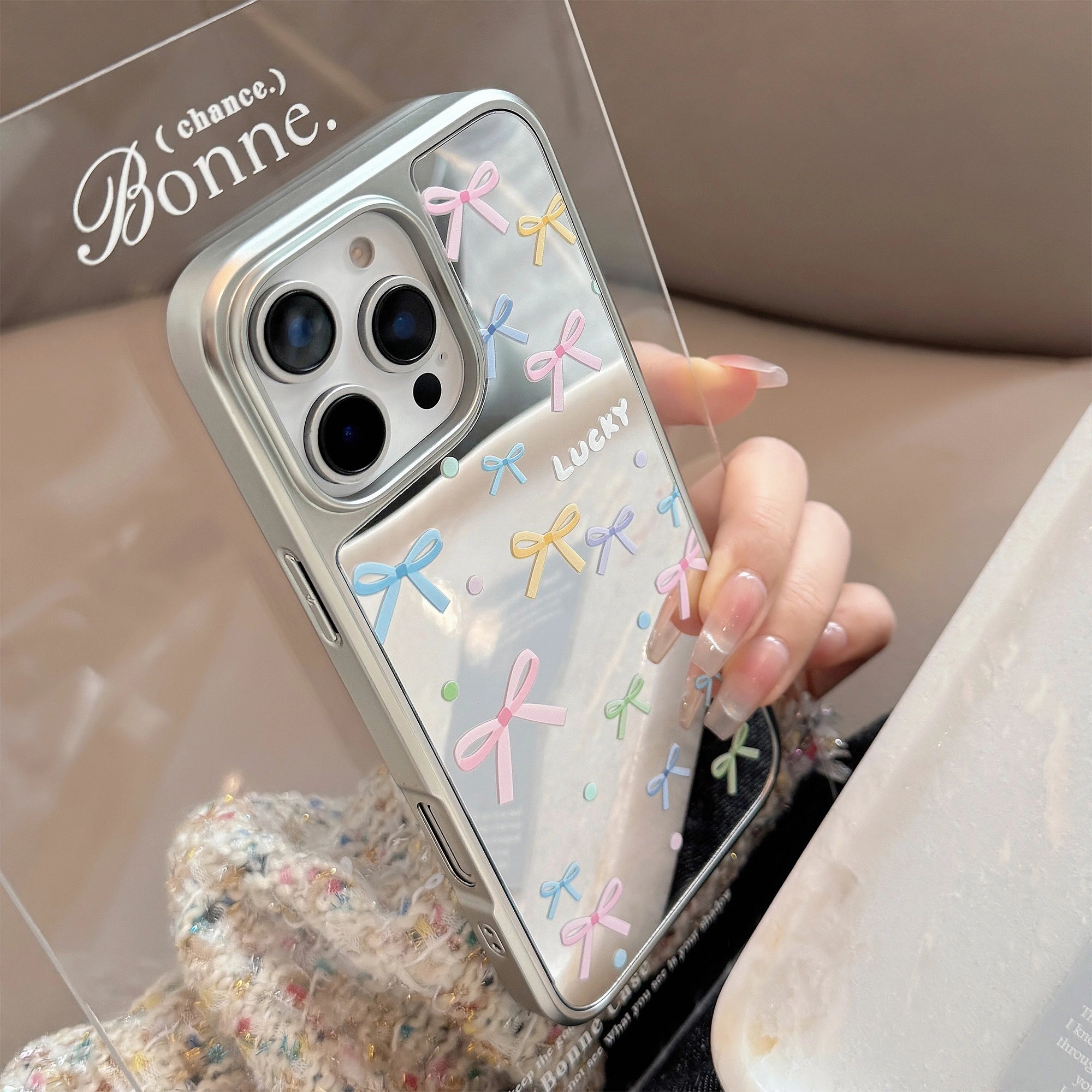 Colorful Wave and Knots - iPhone Case